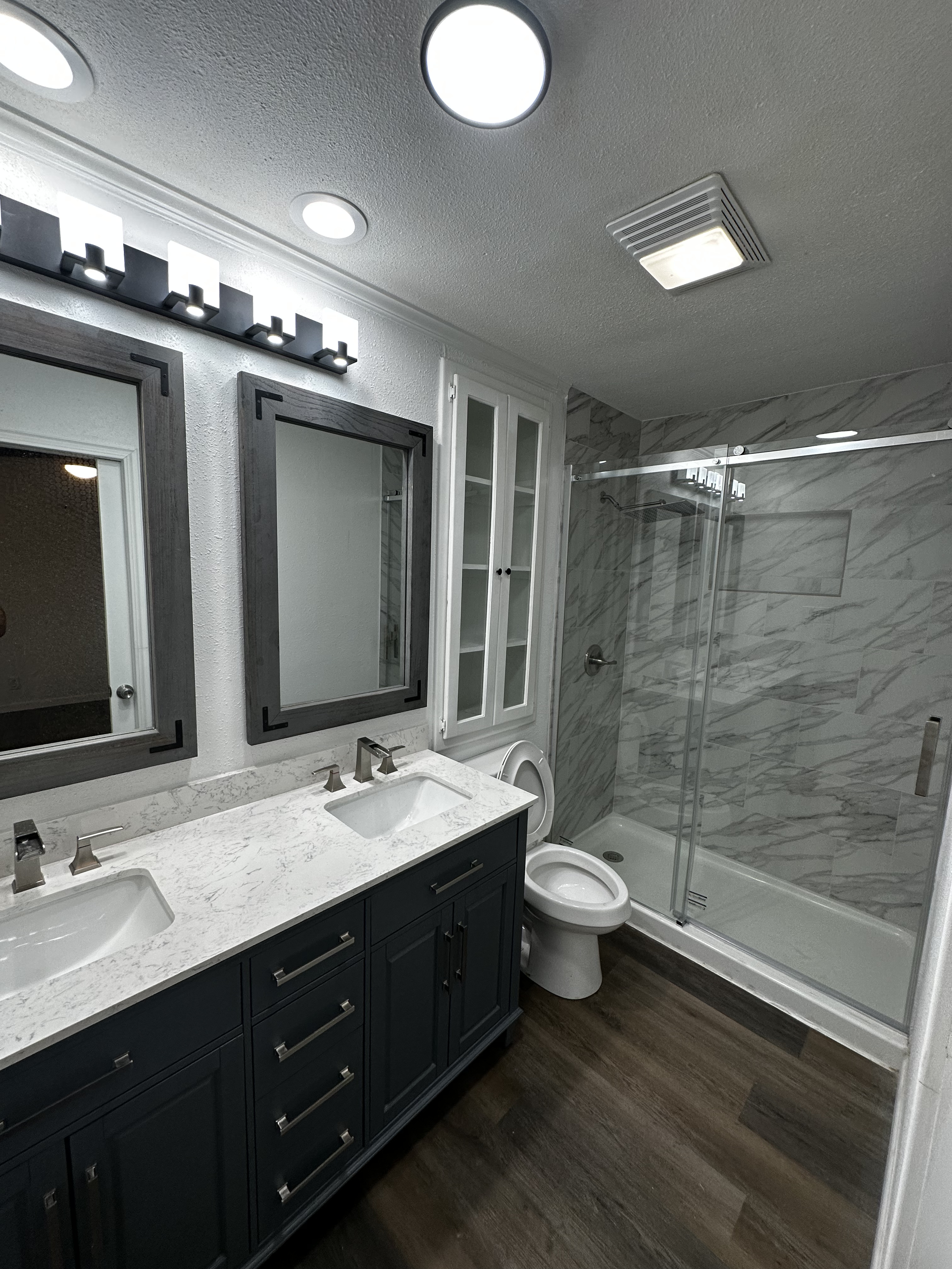 Custom bathroom renovation